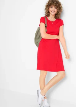 Discount Vestido camisero de algodón orgánico puro Mujer Básicos|Vestidos