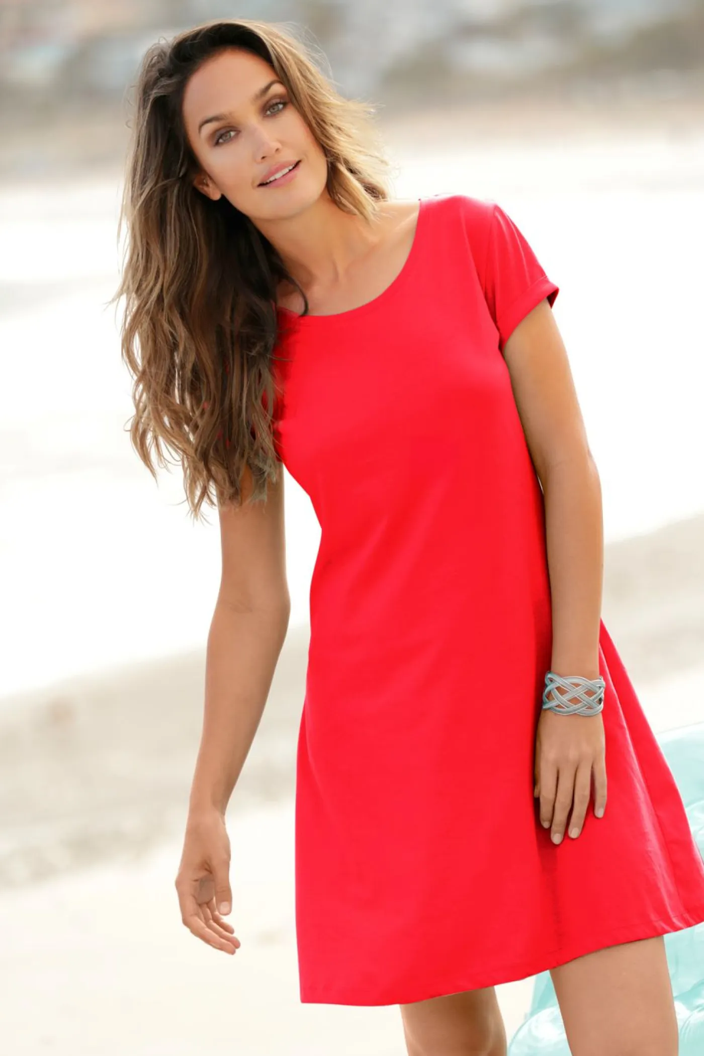 Discount Vestido camisero de algodón orgánico puro Mujer Básicos|Vestidos