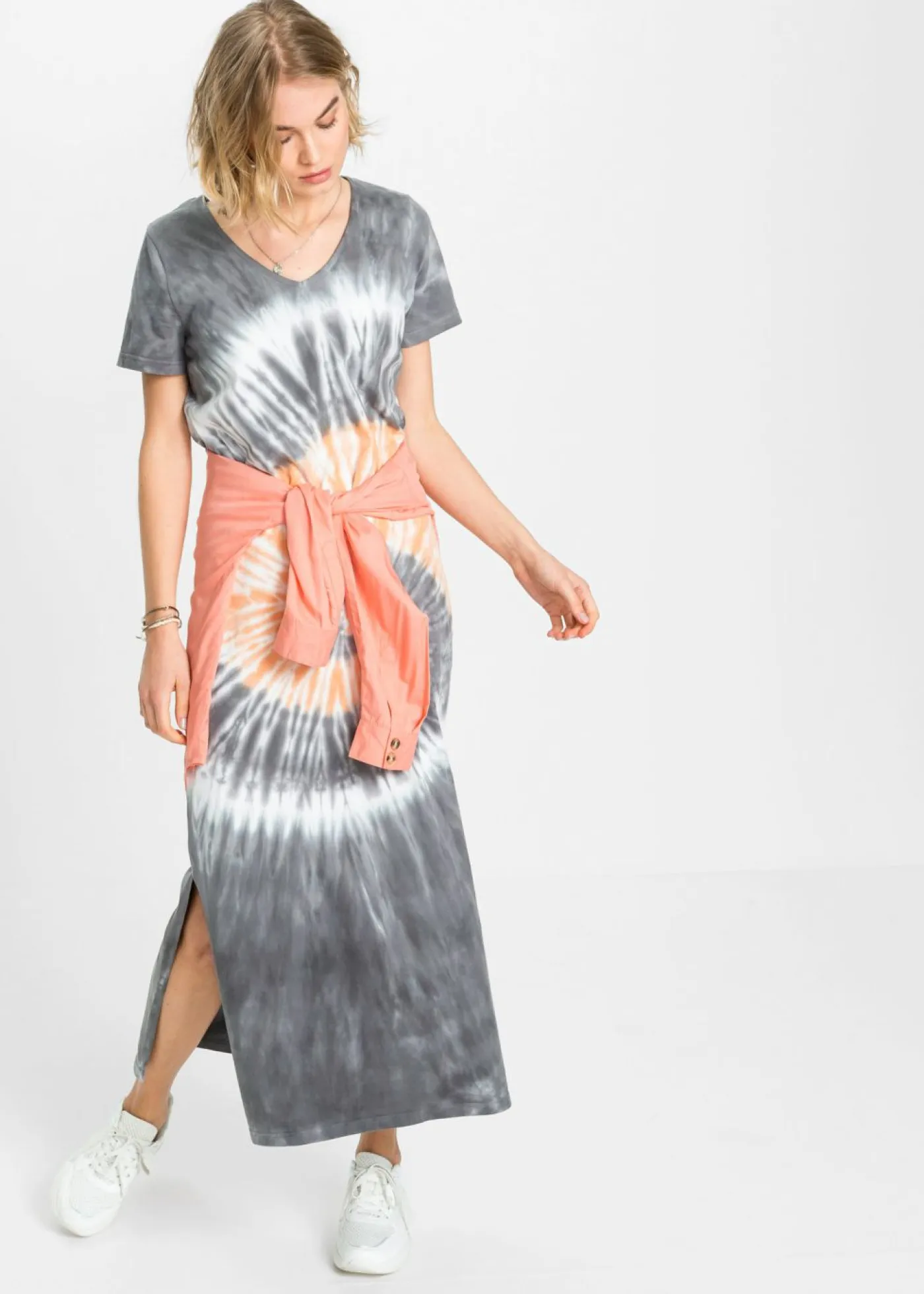 Vestido camisero de algodón puro Mujer Vestidos