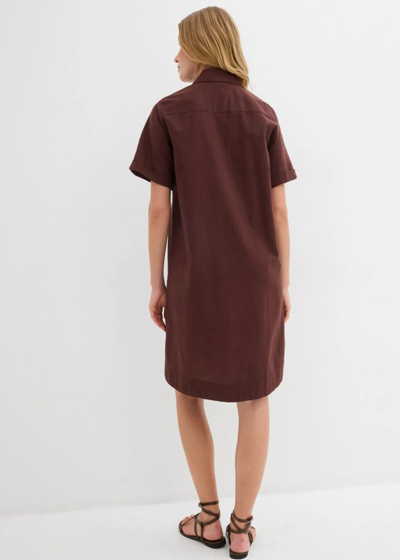 Online Vestido camisero de algodón puro Mujer Vestidos