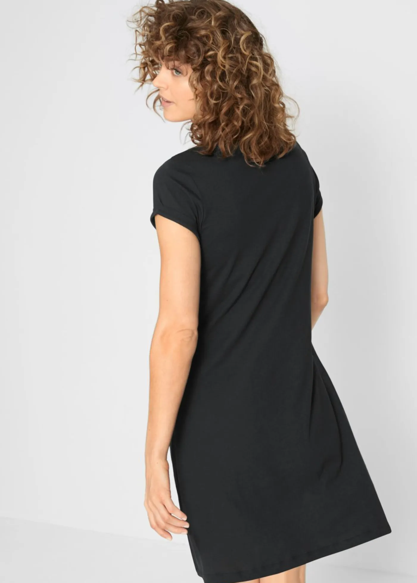 Hot Vestido camisero de algodón orgánico puro Mujer Básicos|Vestidos