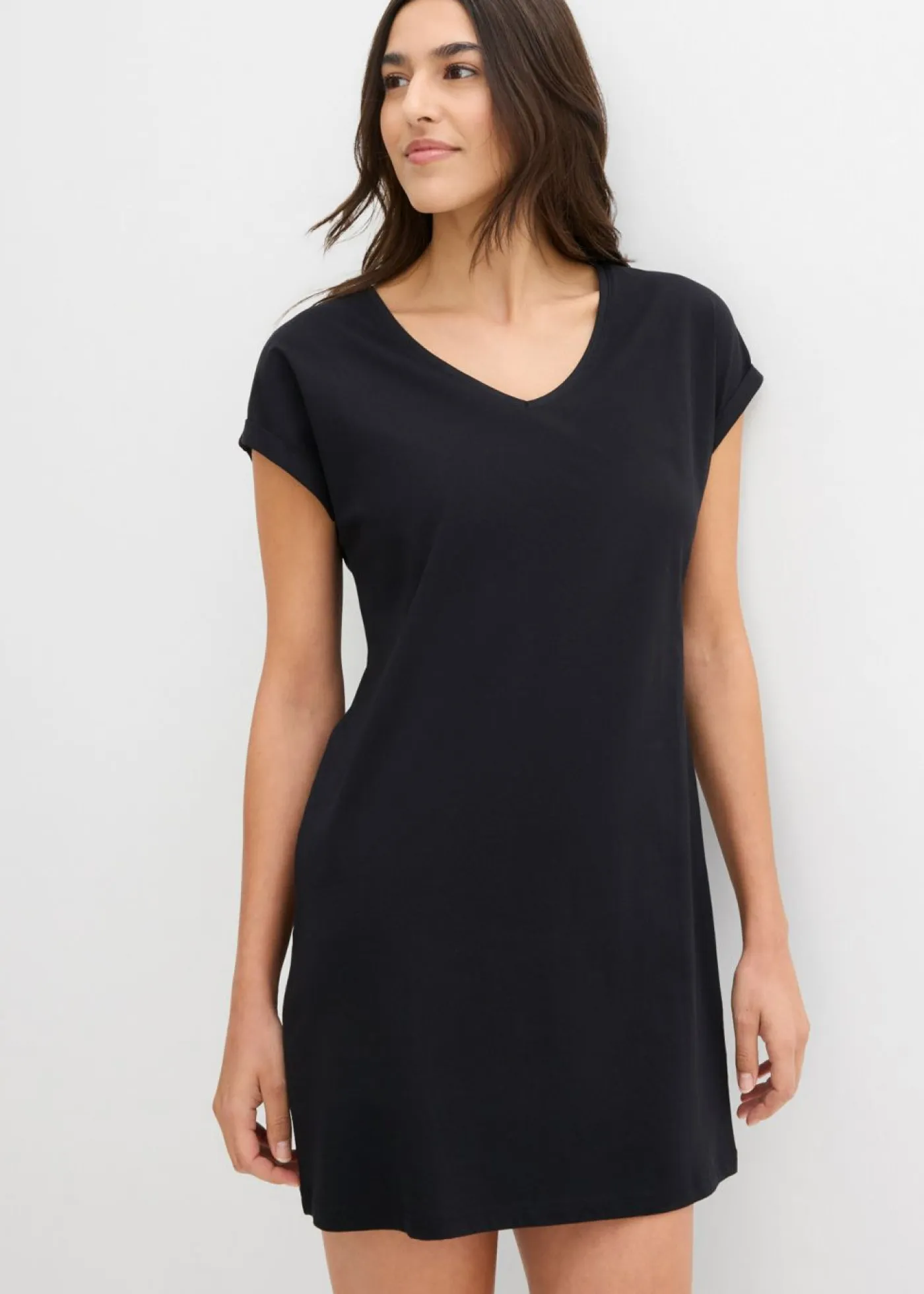 Vestido camisero de algodón orgánico puro (2 unidades) Mujer Básicos|Vestidos