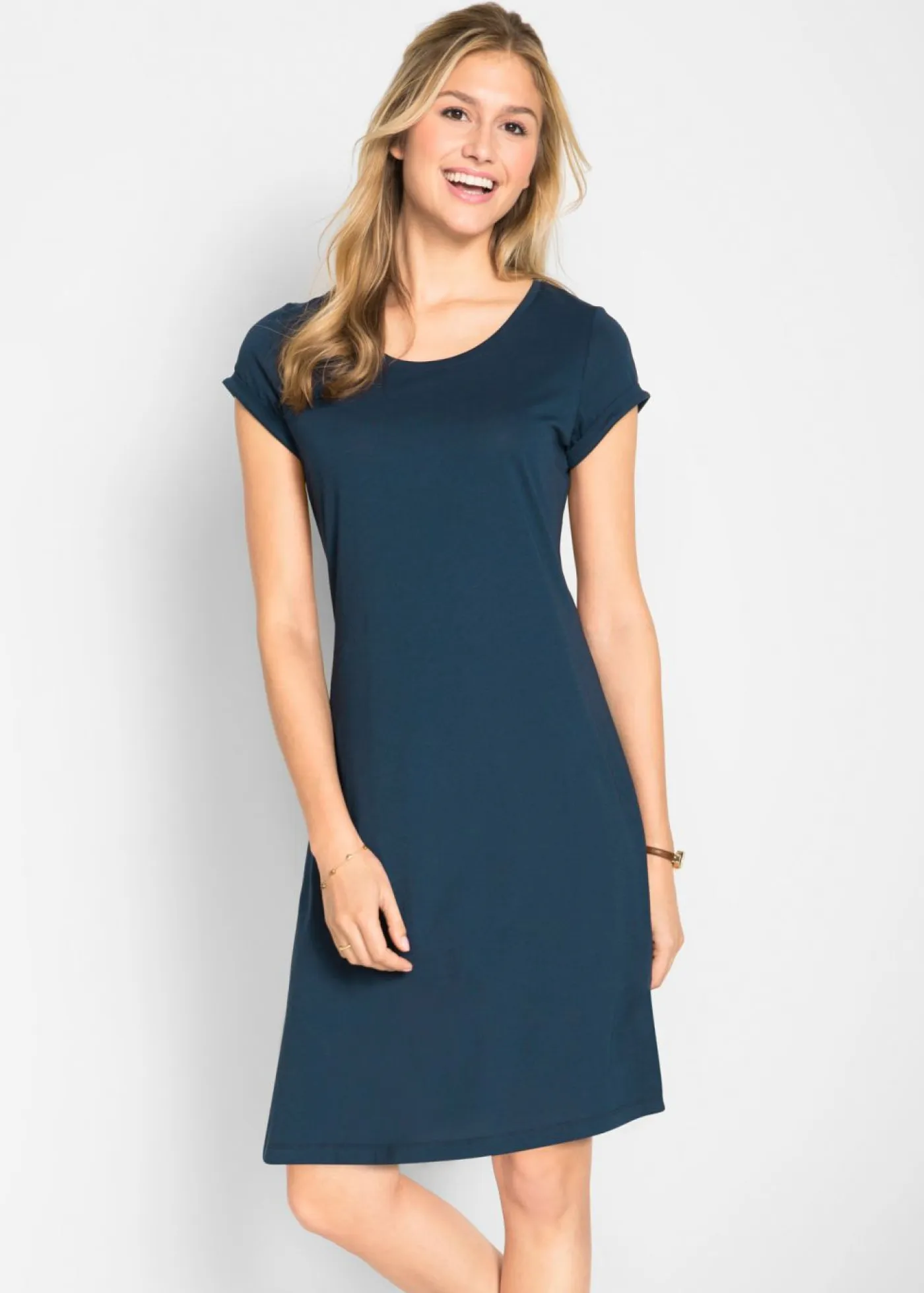 New Vestido camisero de algodón orgánico puro Mujer Básicos|Vestidos