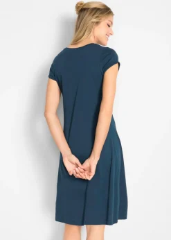New Vestido camisero de algodón orgánico puro Mujer Básicos|Vestidos