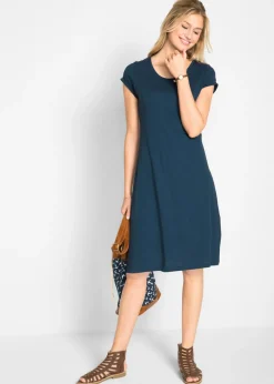 New Vestido camisero de algodón orgánico puro Mujer Básicos|Vestidos