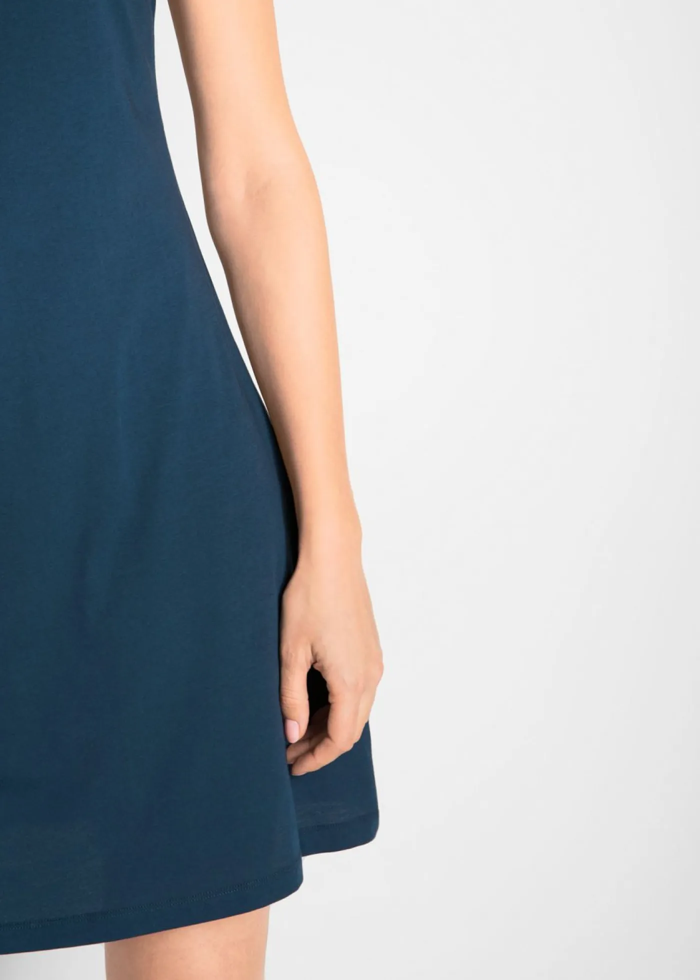New Vestido camisero de algodón orgánico puro Mujer Básicos|Vestidos