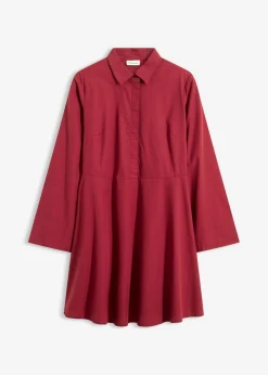 Clearance Vestido camisero de algodón puro Mujer Vestidos