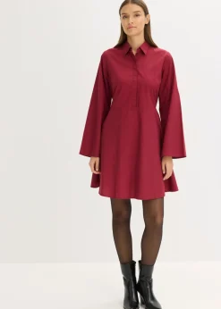 Clearance Vestido camisero de algodón puro Mujer Vestidos