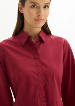 Clearance Vestido camisero de algodón puro Mujer Vestidos