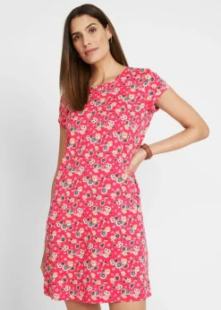 Best Vestido camisero de algodón puro con aberturas laterales (2 unidades) Mujer Vestidos