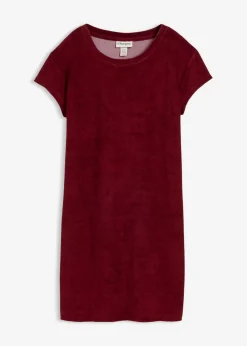 Online Vestido camisero de felpa Mujer Vestidos