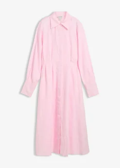 Hot Vestido camisero de lino puro Mujer Premium|Vestidos
