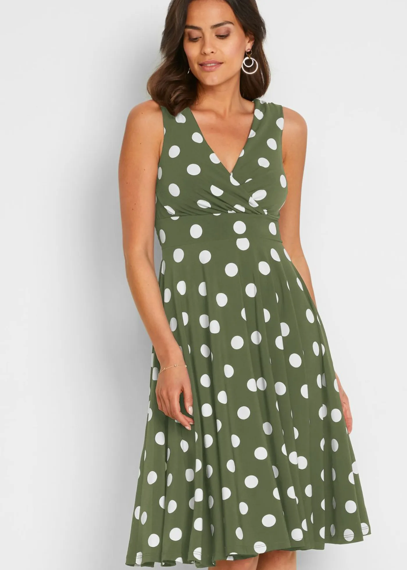 Best Vestido camisero de lunares Mujer Tallas Pequeñas|Vestidos
