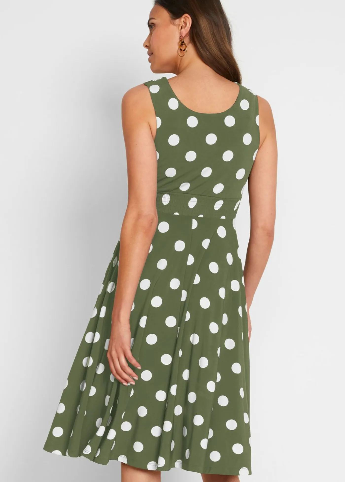 Best Vestido camisero de lunares Mujer Tallas Pequeñas|Vestidos