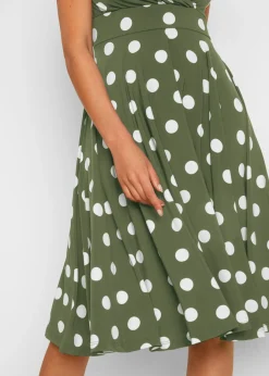 Best Vestido camisero de lunares Mujer Tallas Pequeñas|Vestidos