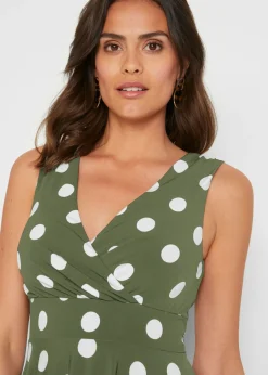 Best Vestido camisero de lunares Mujer Tallas Pequeñas|Vestidos