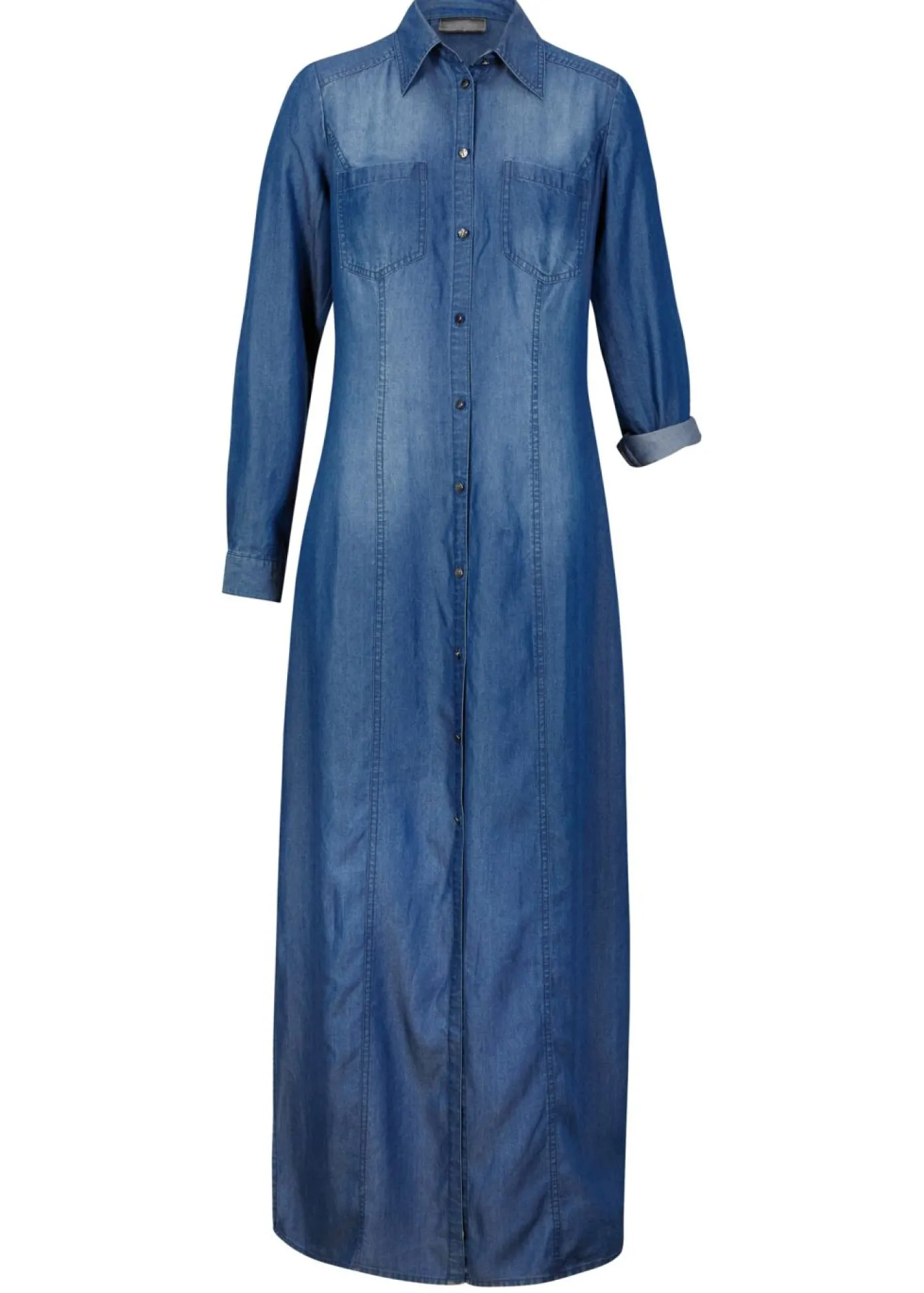 New Vestido camisero de lyocell TENCEL鈩 Mujer Vestidos