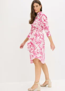 Hot Vestido camisero de mezcla de algodón Mujer Vestidos|Novedades