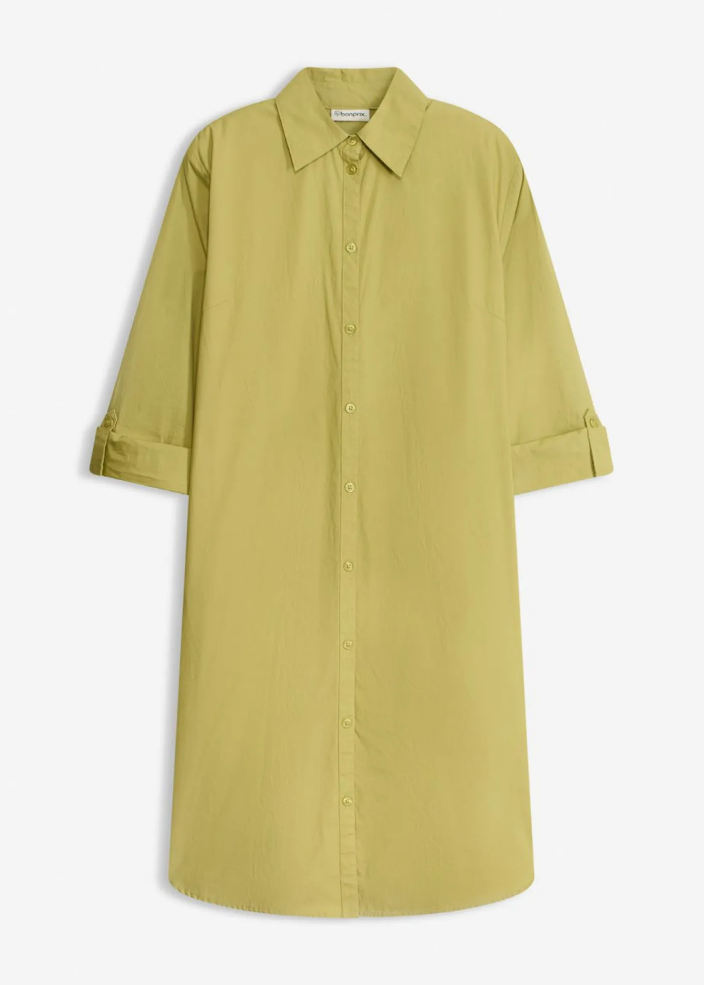 Discount Vestido camisero de popelín de algodón Mujer Vestidos|Novedades