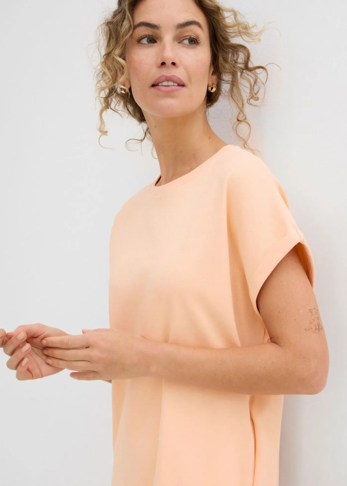 Discount Vestido camisero de tejido interlock resistente Mujer Básicos