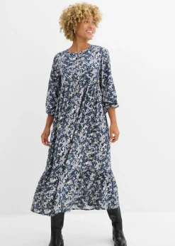 Sale Vestido camisero de viscosa fluida Mujer Vestidos