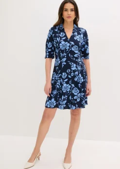 New Vestido camisero de viscosa fluida Mujer Vestidos|Tallas Pequeñas