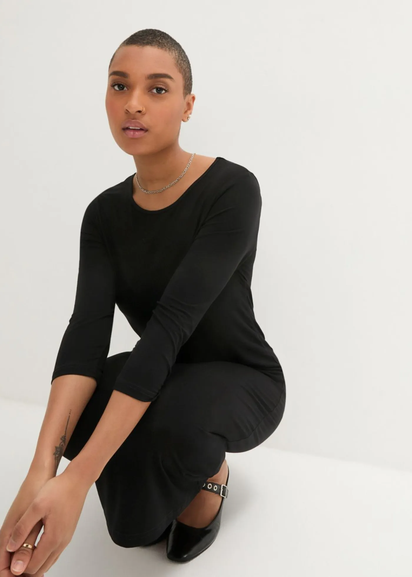 Discount Vestido camisero de viscosa fina Mujer Básicos|Vestidos