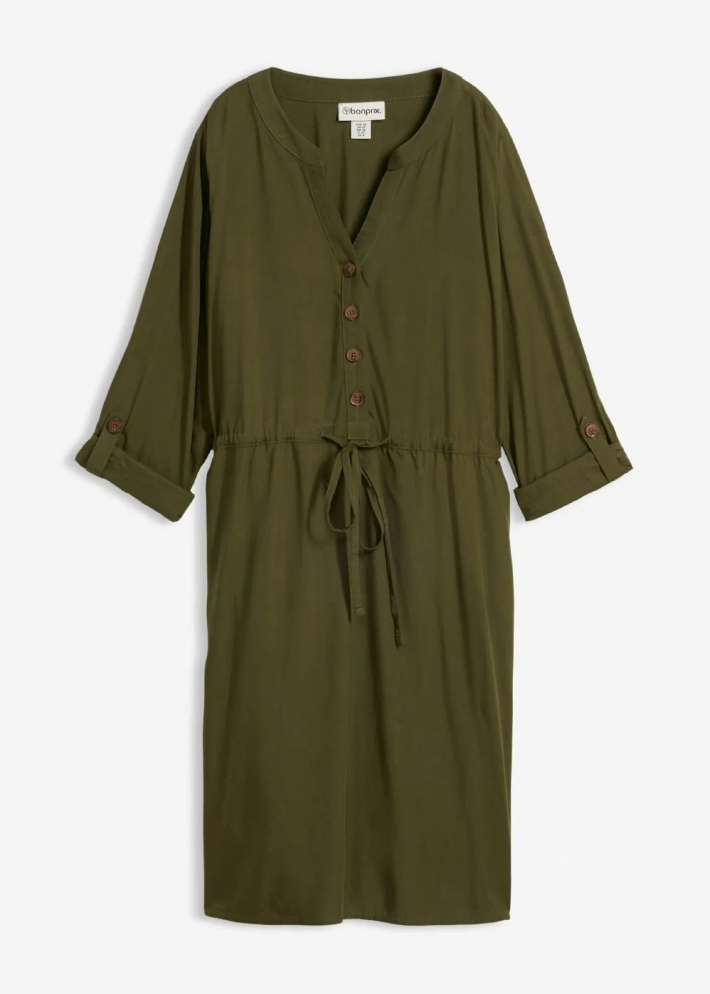 Online Vestido camisero de viscosa suave Mujer Vestidos