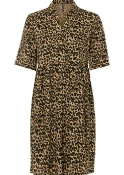 Best Vestido camisero de viscosa fluida Mujer Vestidos