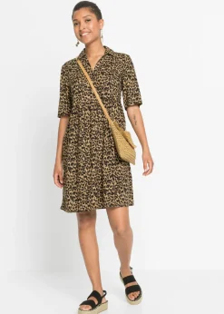 Best Vestido camisero de viscosa fluida Mujer Vestidos
