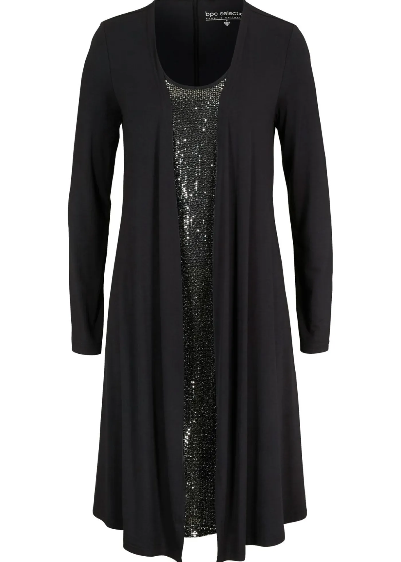 Online Vestido camisero de viscosa sostenible con aspecto doble Mujer Vestidos