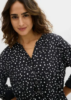 Clearance Vestido camisero de viscosa suave Mujer Vestidos