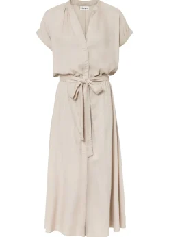 New Vestido camisero de viscosa fluida Mujer Vestidos|Novedades