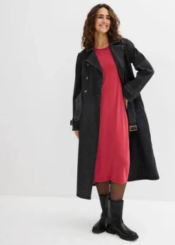 Discount Vestido camisero de viscosa fina Mujer Básicos|Vestidos