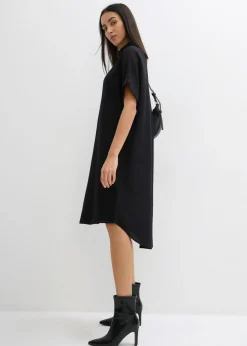 Clearance Vestido camisero de viscosa fina Mujer Esenciales|Vestidos