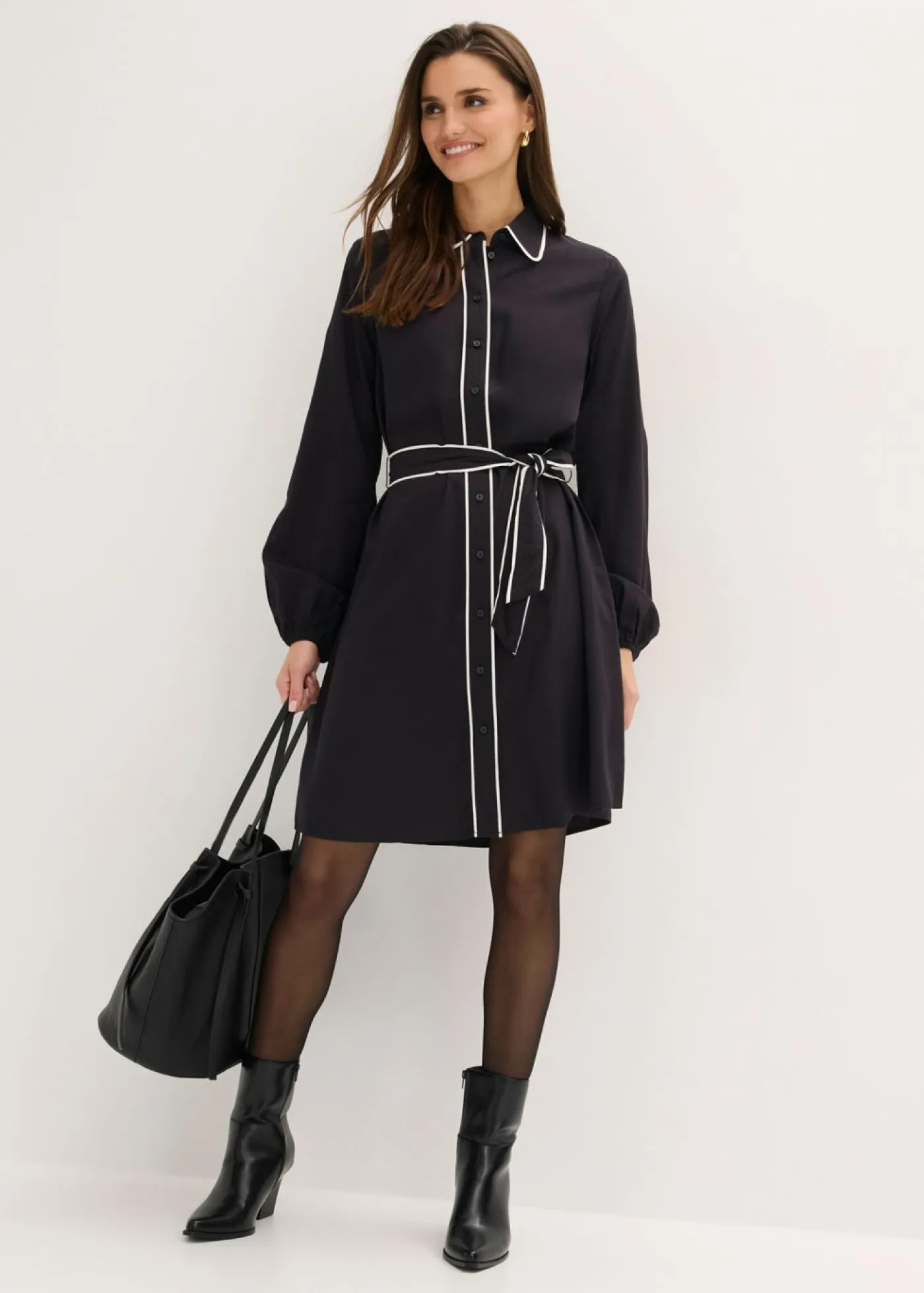 Discount Vestido camisero de viscosa pura Mujer Vestidos
