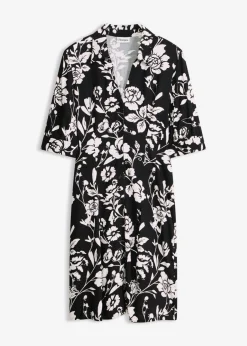 Clearance Vestido camisero de viscosa fluida Mujer Tallas Pequeñas|Novedades