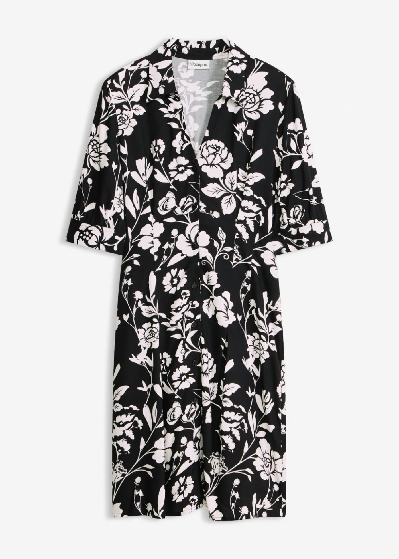 Clearance Vestido camisero de viscosa fluida Mujer Tallas Pequeñas|Novedades