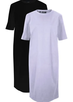 New Vestido camisero holgado de algodón puro (2 unidades) Mujer Básicos|Vestidos