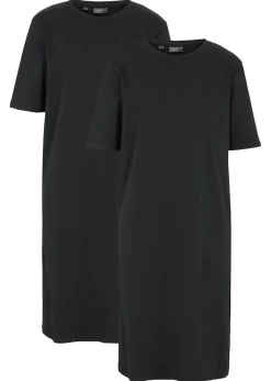 Hot Vestido camisero holgado de algodón puro (2 unidades) Mujer Básicos|Vestidos