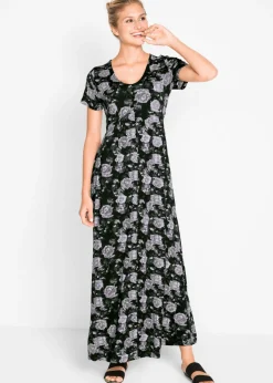 Best Vestido camisero largo de mezcla de viscosa fluida Mujer Vestidos