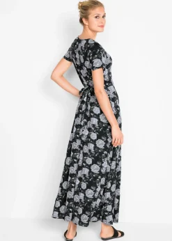Best Vestido camisero largo de mezcla de viscosa fluida Mujer Vestidos