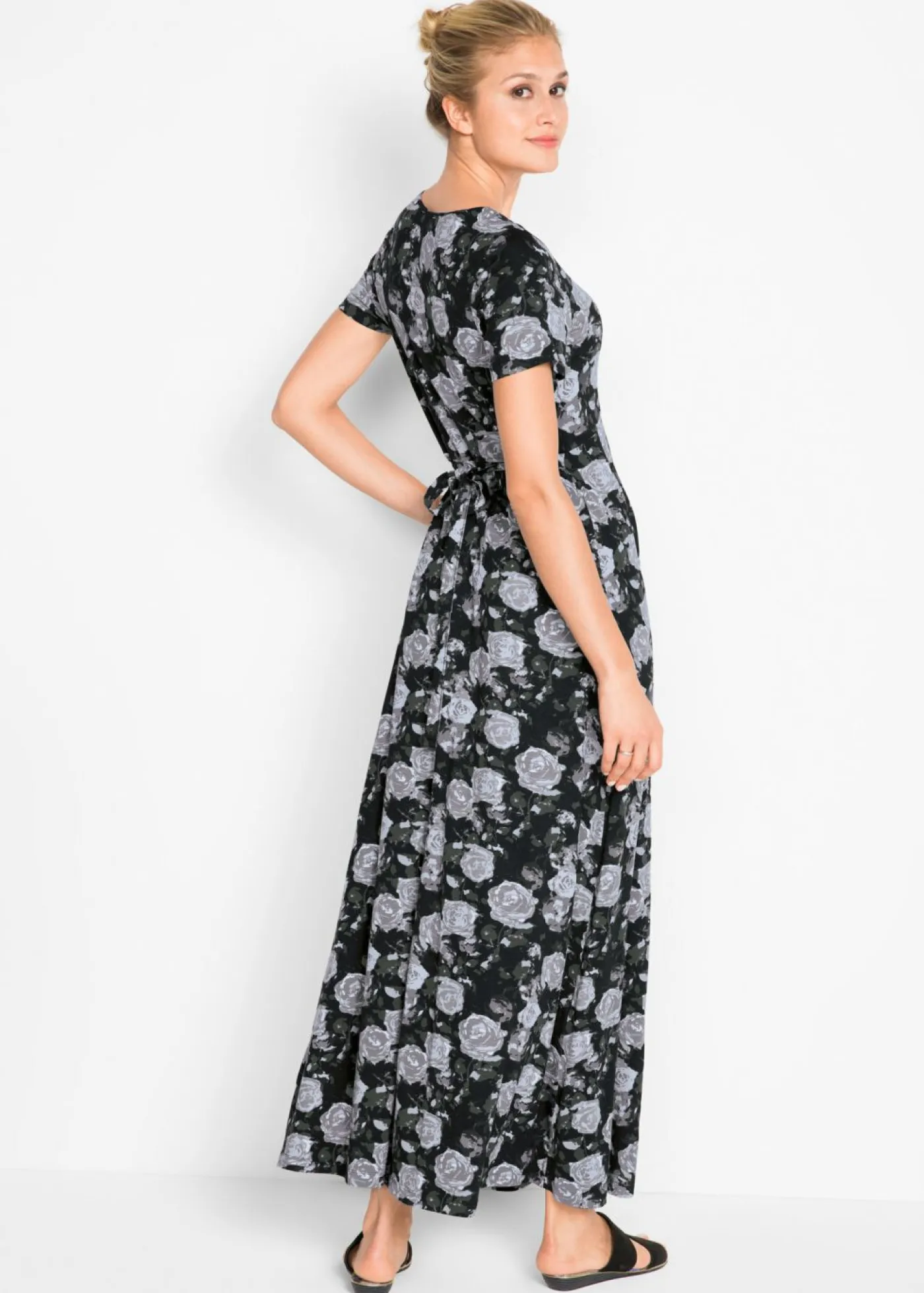 Best Vestido camisero largo de mezcla de viscosa fluida Mujer Vestidos