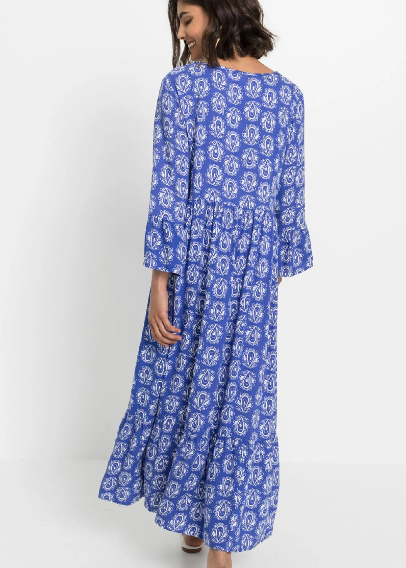 Vestido con aspecto de craftán Mujer Vestidos