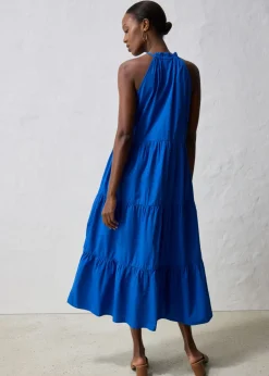 Outlet Vestido con contenido de seda Mujer Premium|Vestidos