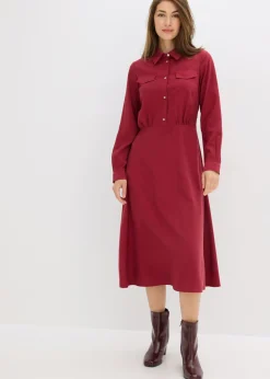 Sale Vestido con cuello de camisa Mujer Vestidos