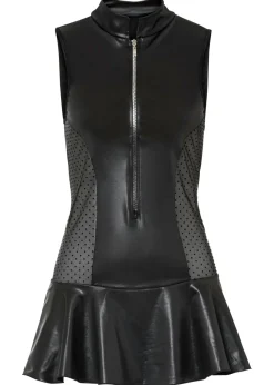 Hot Vestido con efecto mojado Mujer Lencería Sexy