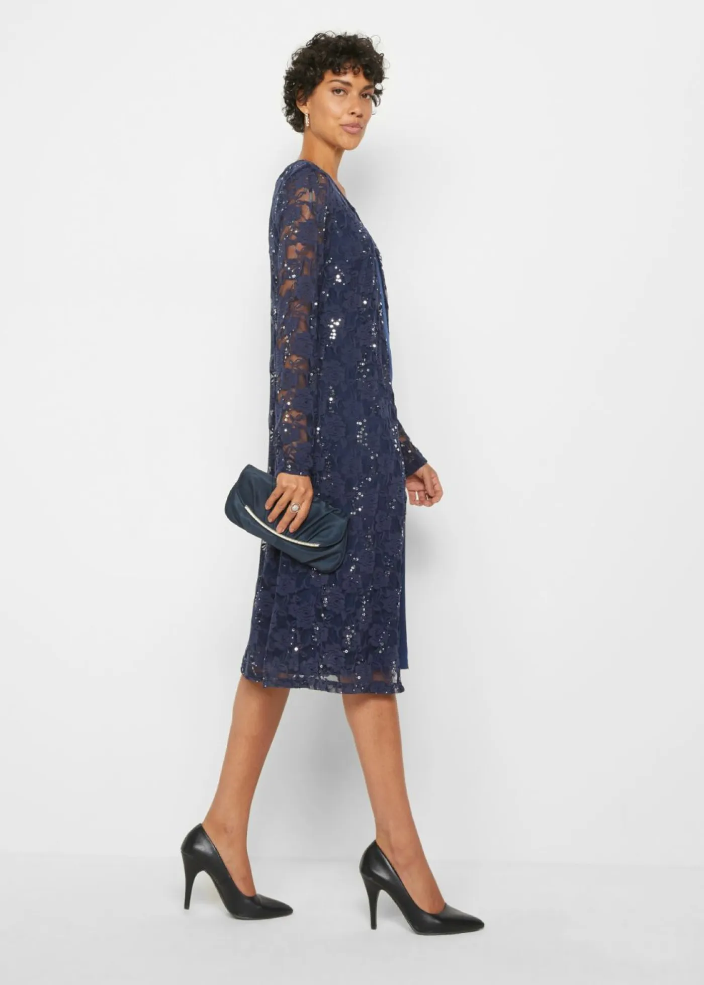 Vestido con encaje (2 piezas) Mujer Vestidos
