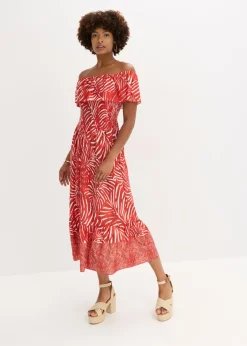Discount Vestido con escote bañera Mujer Vestidos
