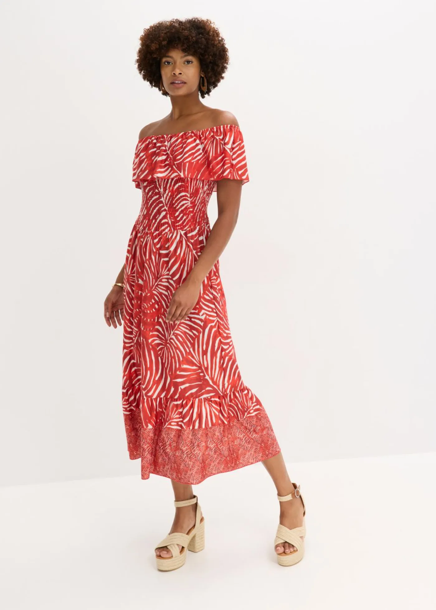 Discount Vestido con escote bañera Mujer Vestidos